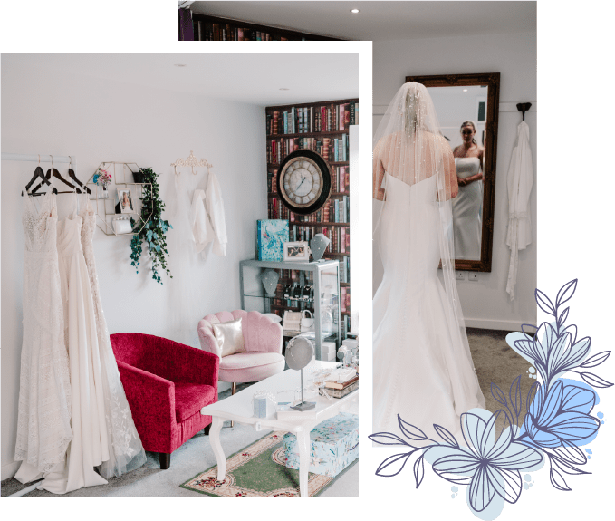 wedding dress styling suite